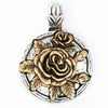 Beaucoup Designs Aimez Two Tone Rose June Charm 14 kt & Sterling Silver plated Made in USA