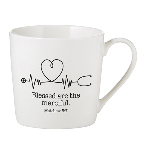 Blessed Are The Merciful Healthcare Worker Mug  Doctor, Nurse, EMT, First Responder