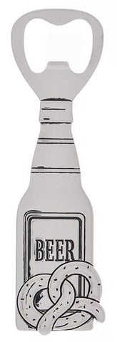 Ganz Bottle & Pretzel Zinc Bottle Opener