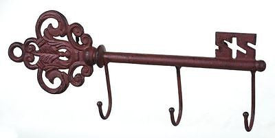 Cast Iron Bronze Color Key Hook Rack 17 1/2