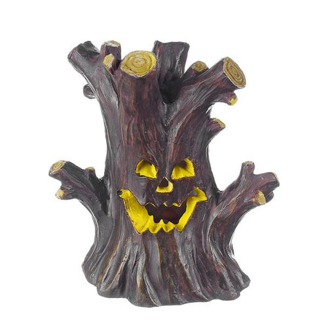 Ganz Mini spooky Haunted TreeHouse LED Figure for Fairy Garden ~ Lights Up  ~ Polystone