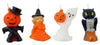 Vintage Style Halloween Mini Gurley Repro Candle set of 4